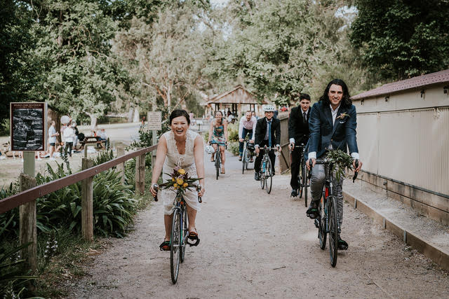 Bike flowers wedding decoration Studio Green Melbourne