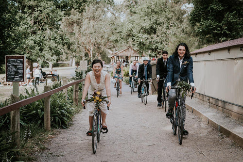 Bike flowers wedding decoration Studio Green Melbourne